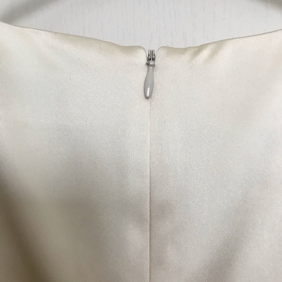 Trina Turk White Sleeveless Beaded Neck Dress 0 - Picture 8 of 8